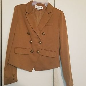 Brown military style jacket
